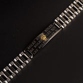 Mens Black Two Tone Chain Bracelet R